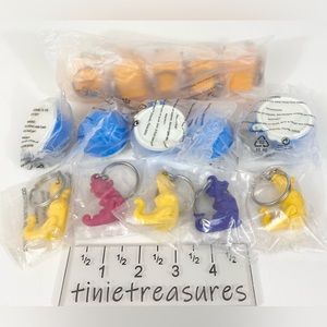 Tupperware keychain set 15 New Dinos Thatsa Bowls Signature line Tinietreasures
